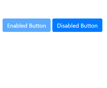 Bootstarp button disable example